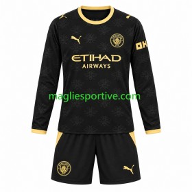 Completo Calcio Manchester City Bambino Divisa Trasferta 2026-2027 ML